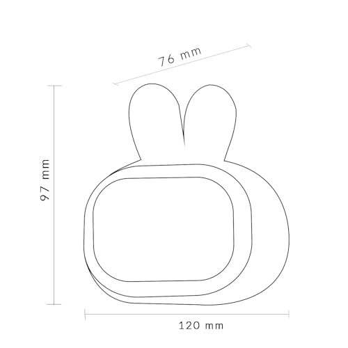 Detalle 2 de M Mimotec Réveil Lapin 3000K 🕰