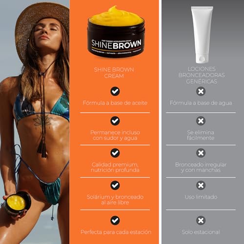 Thumbnail 8 de Byrokko SHINE BROWN Tan up! – Crema bronceadora premium de 190 ml, con ingredientes 100% naturales