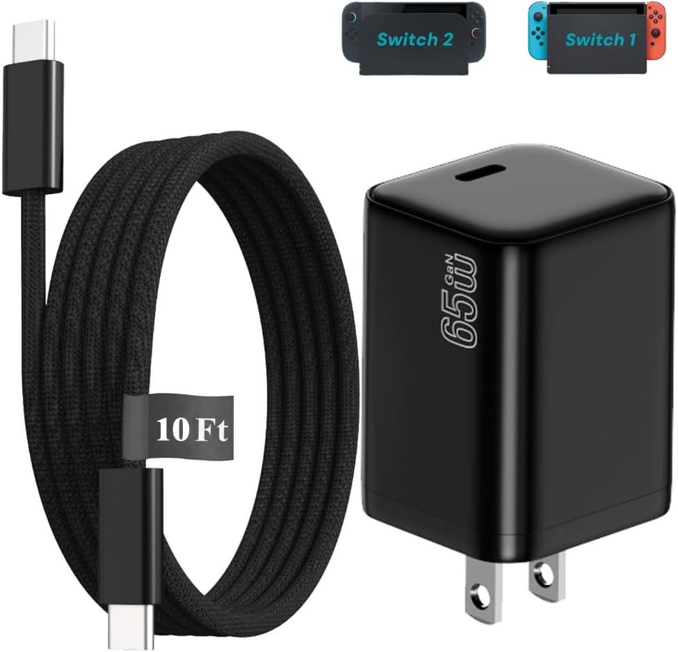 Detalle de EGK 65W Charger for Nintendo Switch 65W