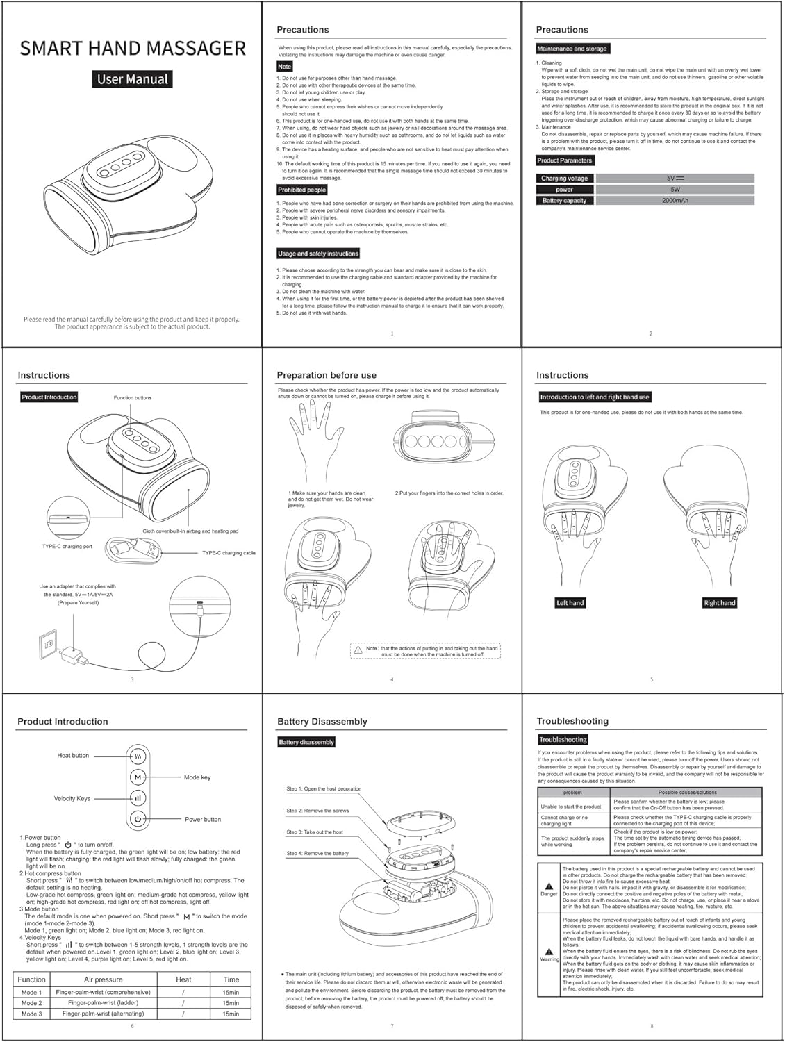 Thumbnail 6 de Smart Hand Massager with Heat Compression Relief for Arthritis & Carpal Tunnel – Cordless Therapy Glove