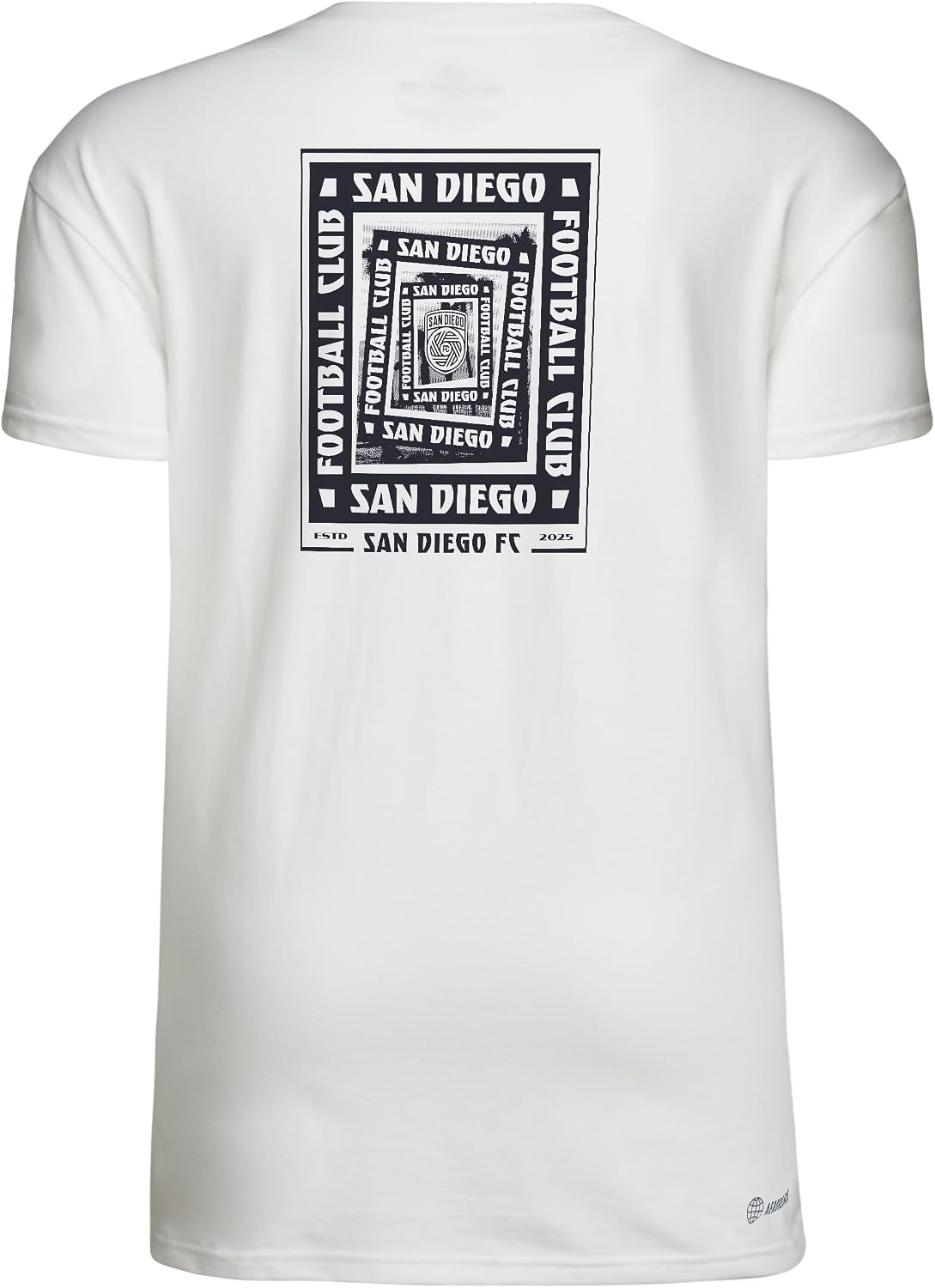 Detalle 2 de adidas Kids' San Diego FC Pre-Game Short Sleeve T-Shirt