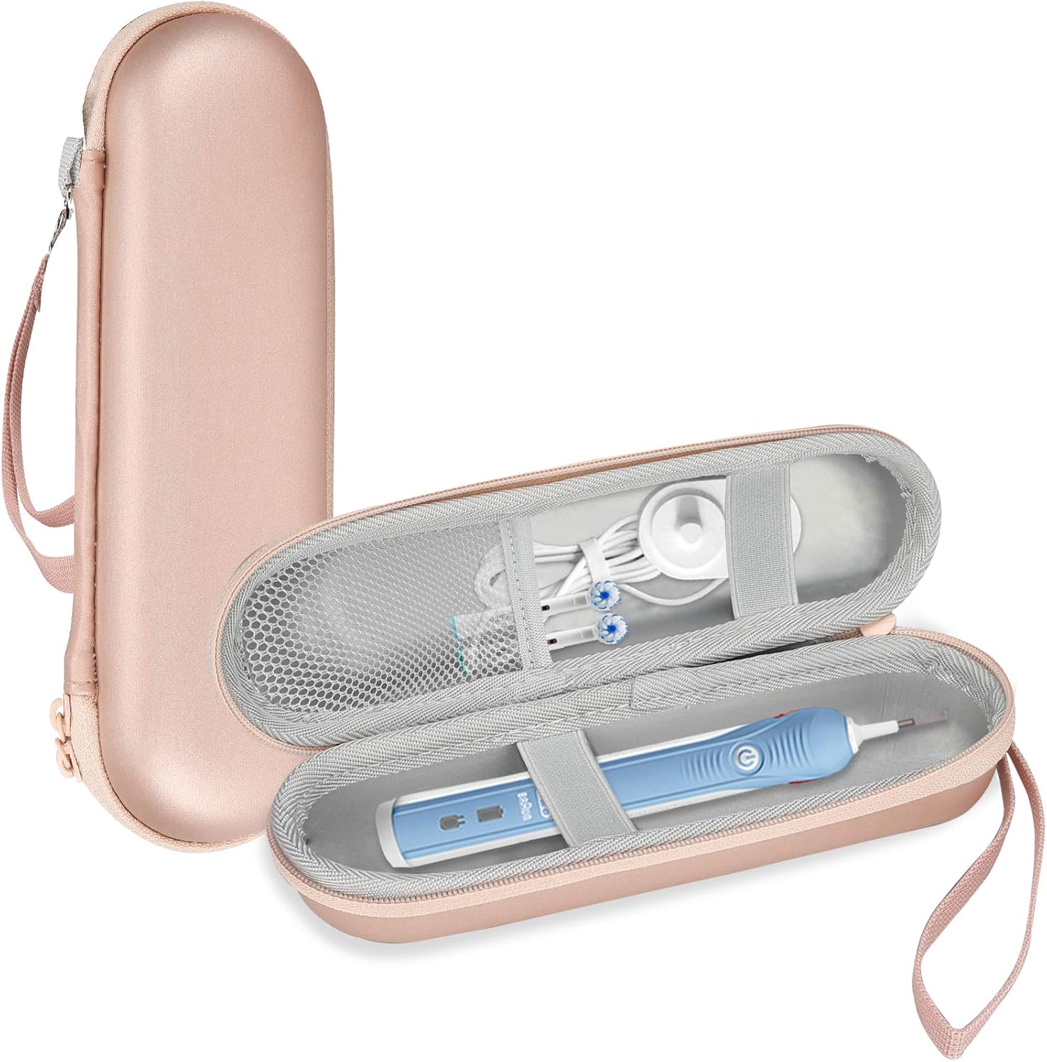 Detalle de ProCase elektrischer Zahnbürsten-Travel-Case Etui für Oral-B & Philips Sonicare (Roségold)