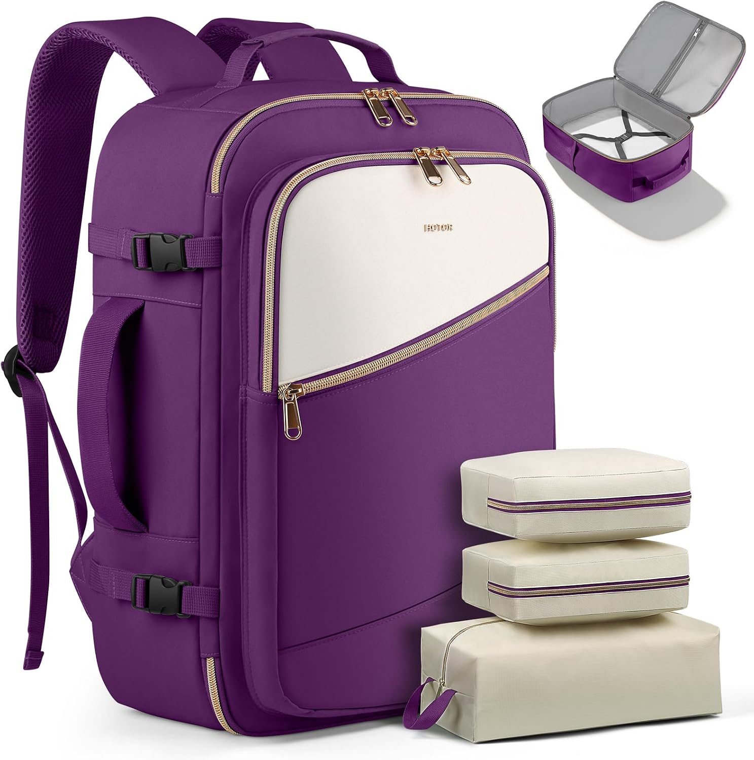 Thumbnail 6 de HOTOR Travel Backpack for 15.6-Inch Laptops