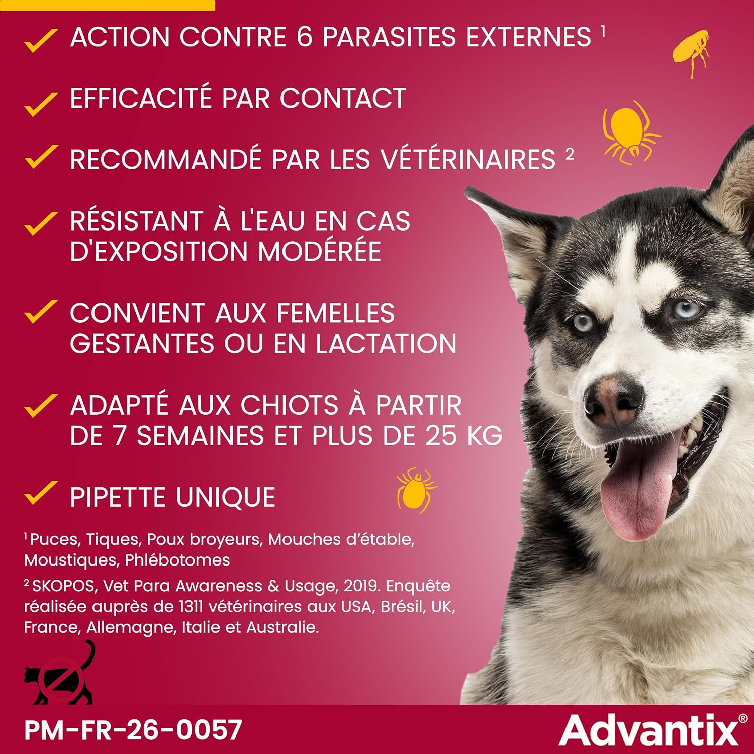 Thumbnail 4 de Advantix Grand Chien 25–40 kg — Pipettes antiparasitaires 4 x 4,0 ml