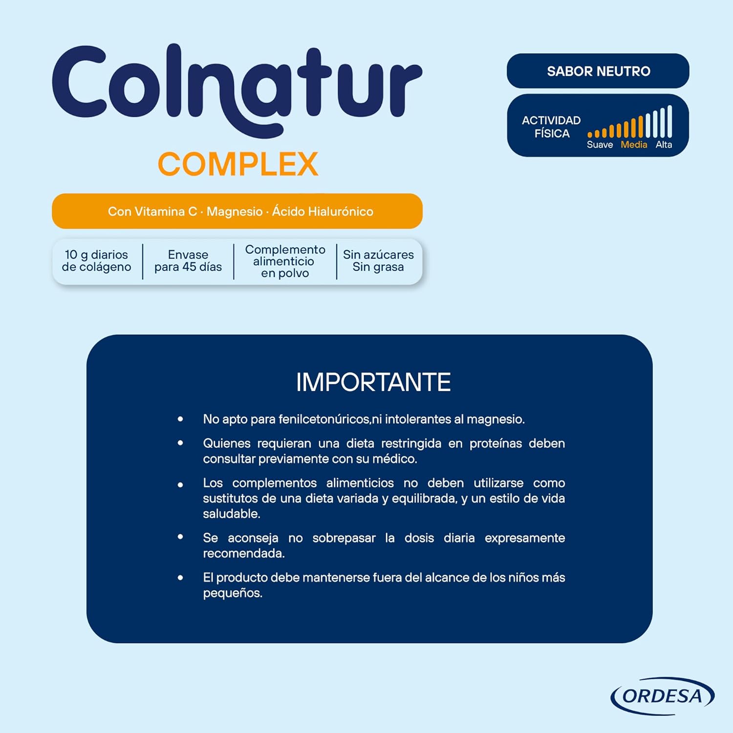 Thumbnail 5 de Colnatur Complex Neutro 330g Colágeno