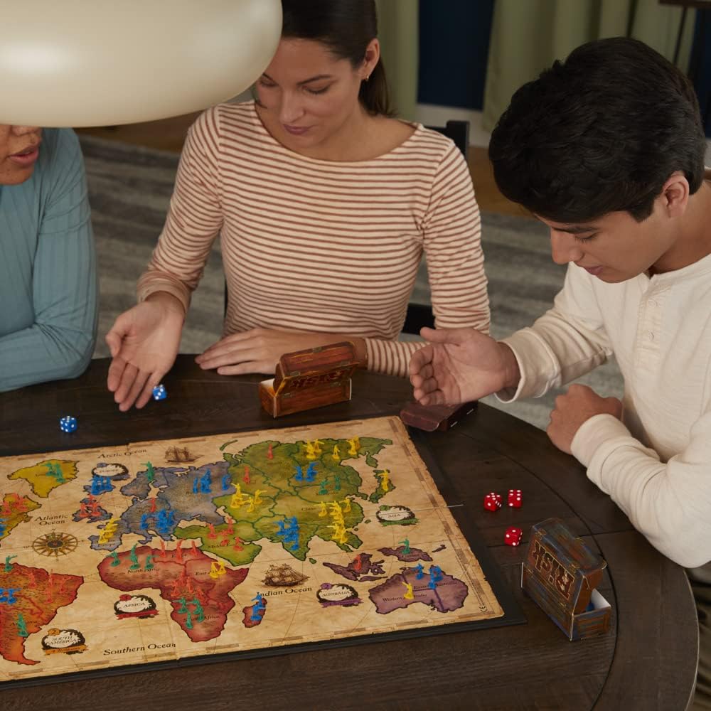 Detalle de Hasbro Gaming Risk Classic Strategy Board Game (2-5 Players) – Conquest Board Game for 10+ Year Olds