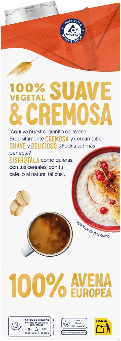 Thumbnail 4 de Alpro Bebida de Avena Sin Azúcar 🥣 Pack 6 x 1L