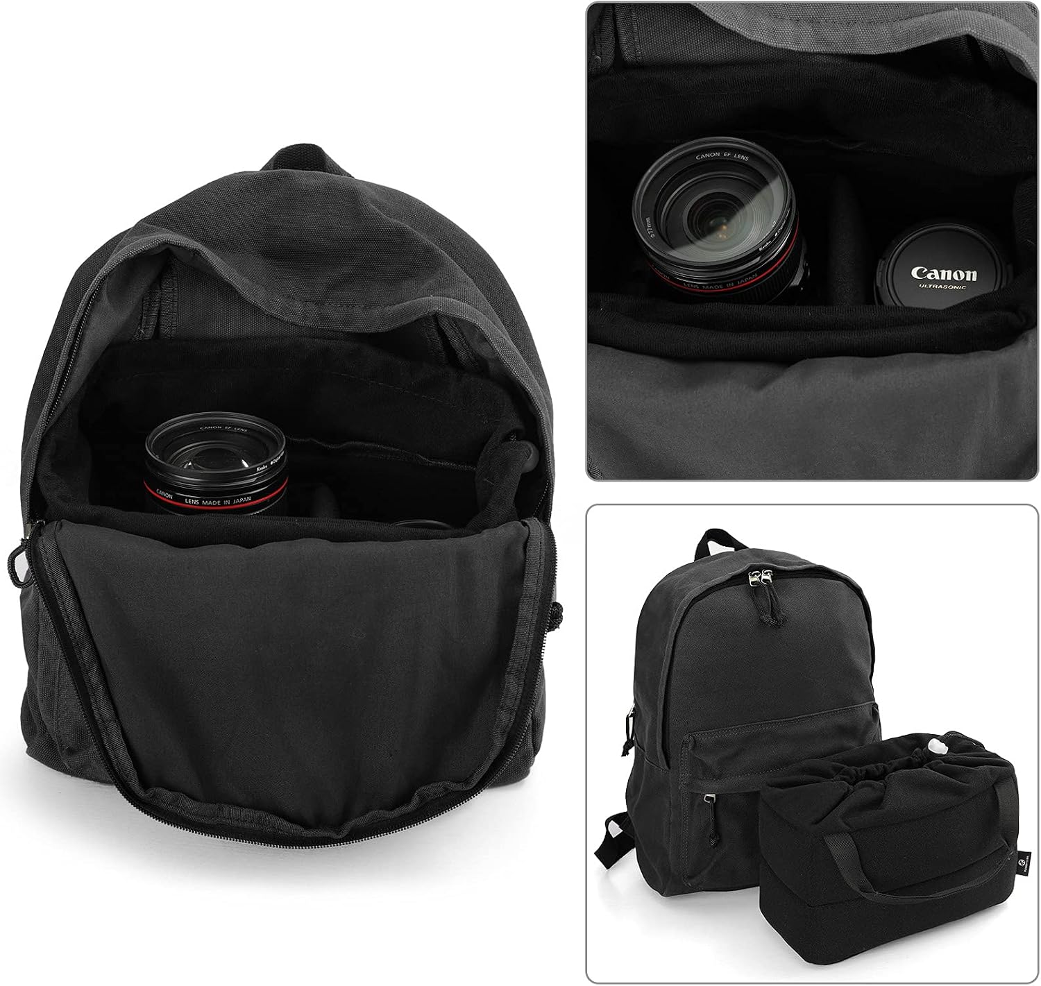 Thumbnail 4 de Koolertron Padded DSLR Camera Insert – Shockproof Divider System for DSLR Lenses