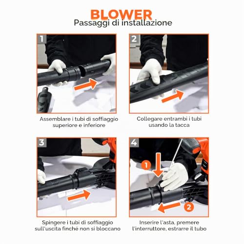 Detalle 2 de BLACK+DECKER BEBLV300-QS soffiatore, aspiratore e trituratore 3 in 1, 3000 W