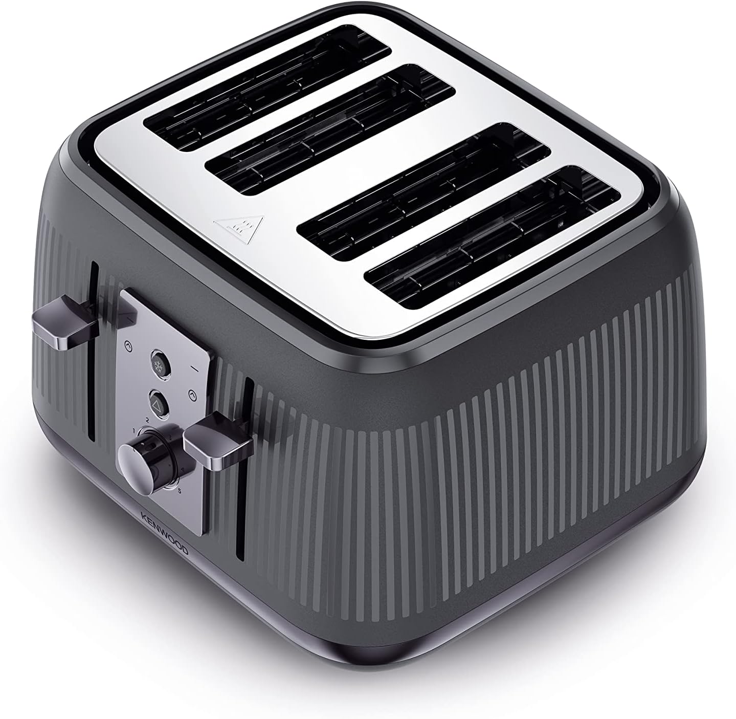 Thumbnail 1 de Kenwood Dusk Toaster 4-Slot (TFP30.000GY) – 1800W, 5 Browning Levels, Reheat, Defrost, Cancel, Slate Grey