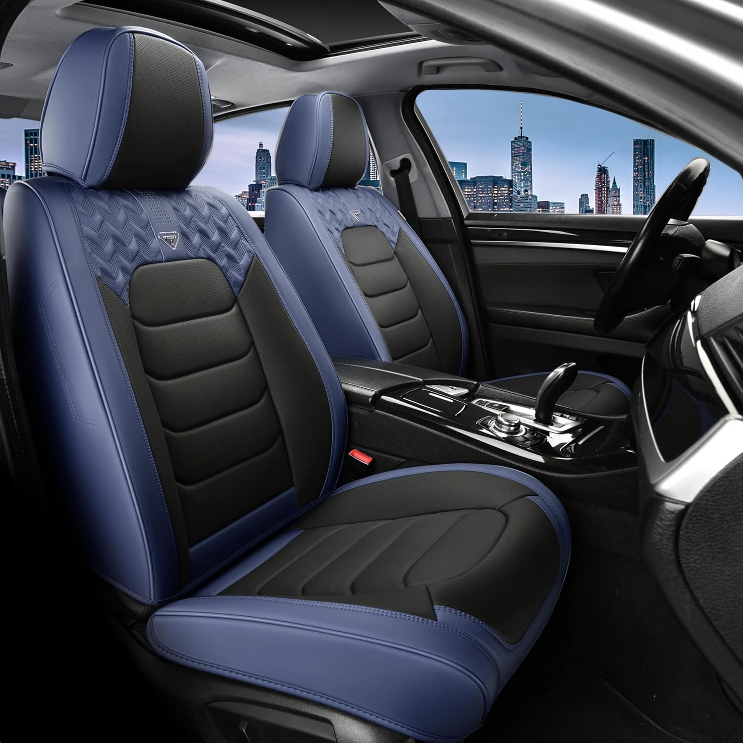 Detalle de FLORICH Faux Leather Car Seat Covers