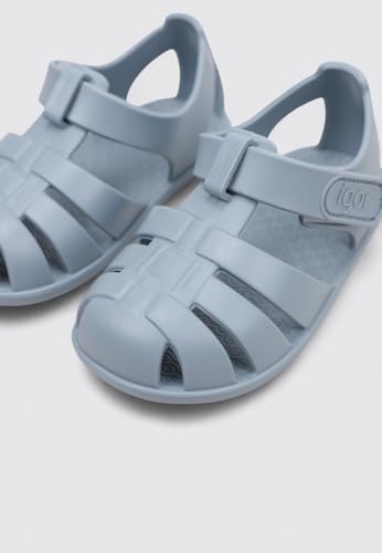 Detalle de IGOR Cangrejeras Barefoot Nemo Solid S10324 — Talla 22, color Oceano