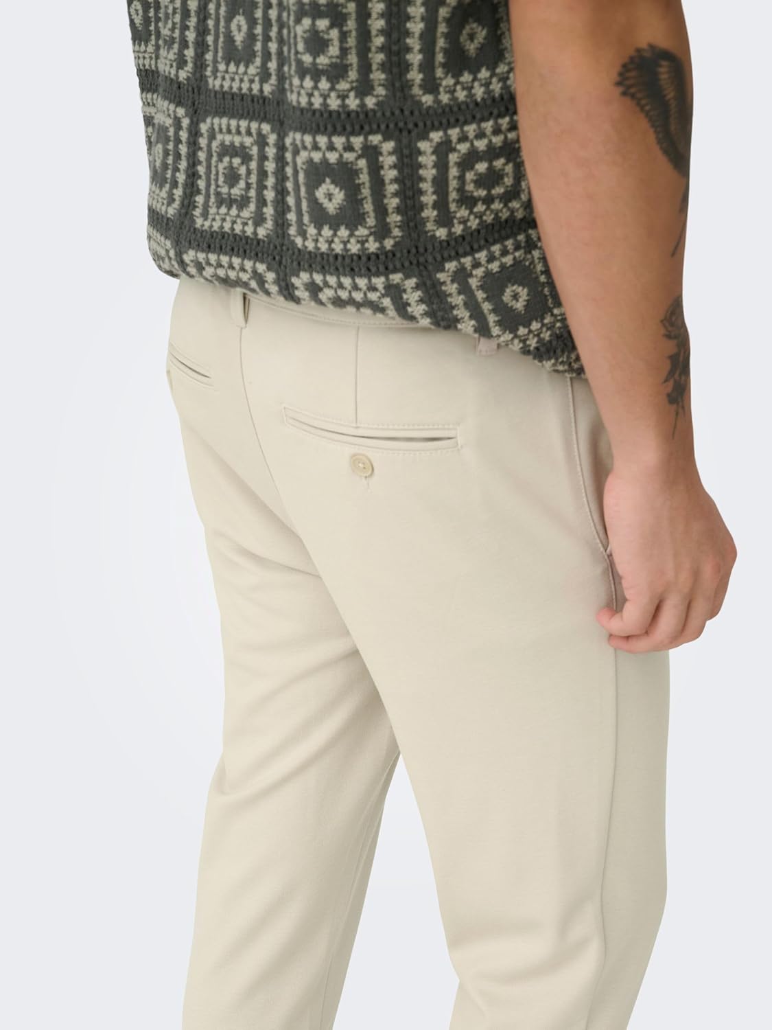 Thumbnail 6 de Only & Sons ONSMARK Slim Fit Chino Hose für Herren – bequemer Jersey-Mix für Alltag & Büro
