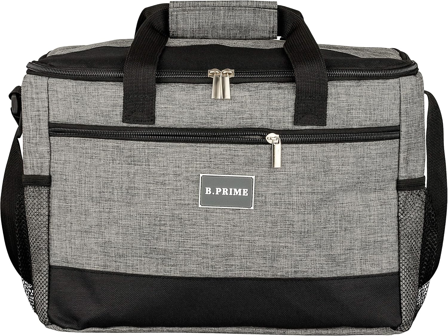 Detalle de B.PRIME Borsa Termica 20L Classic 36 x 26 x 22 cm (Griggio) con isolamento PEVA da 6 mm