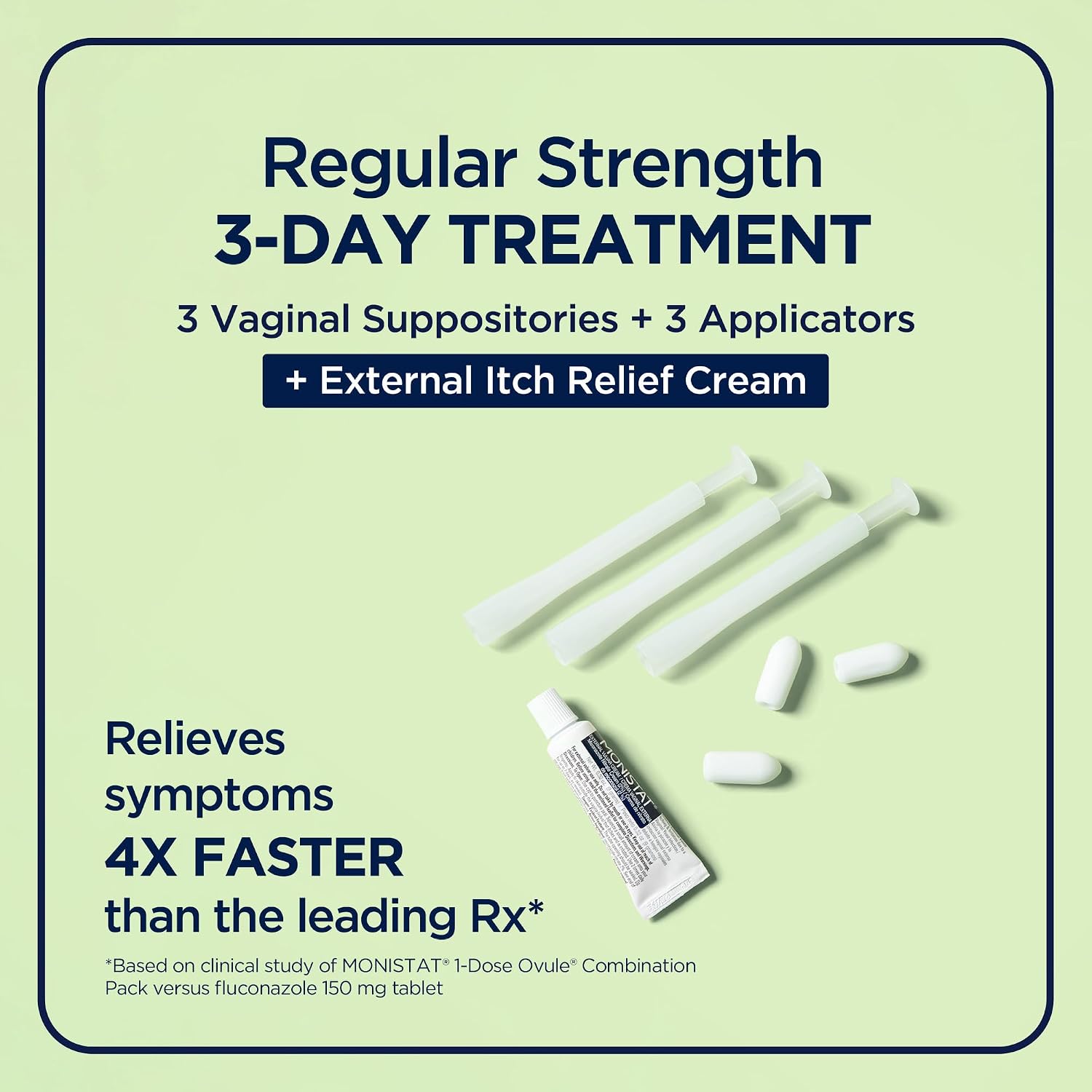 Detalle de Monistat 443005A2C 3-Day Yeast Infection Treatment with Miconazole Suppositories