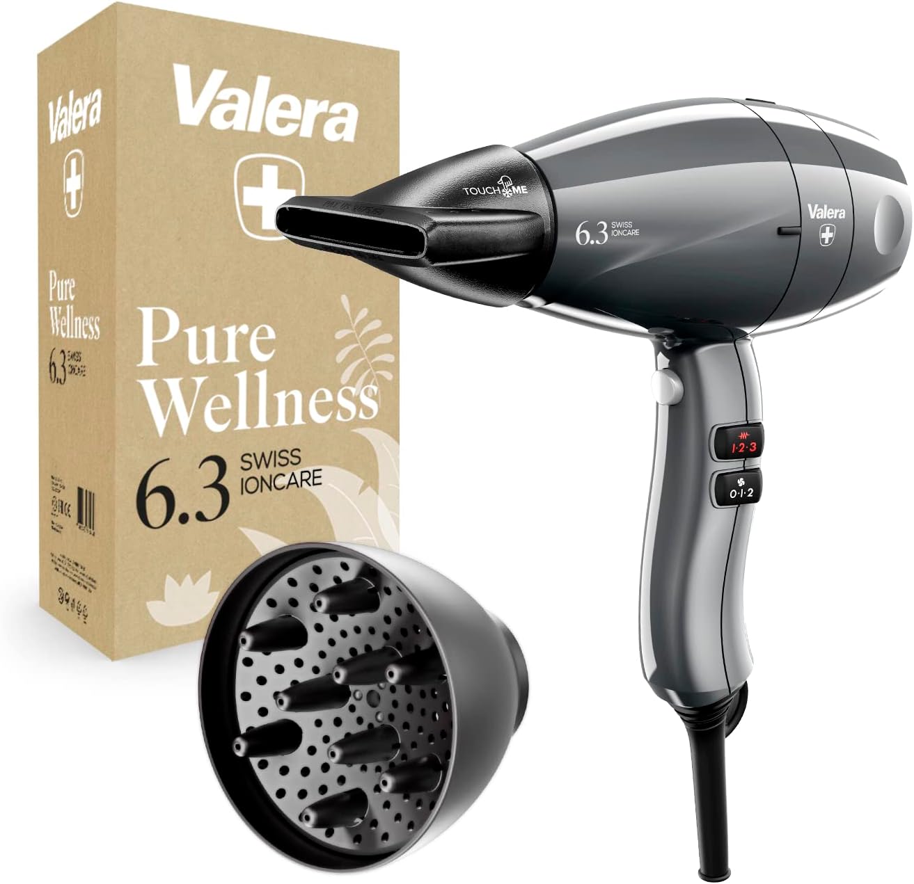 Detalle de Valera Swiss Ioncare 7.5 – suszarka jonowa 2000 W z dyfuzorem