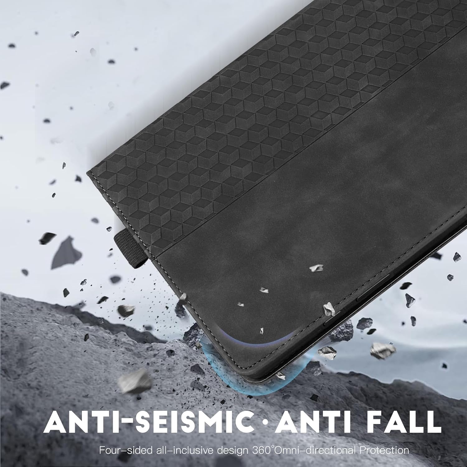 Thumbnail 6 de CXTCASE Hülle für Samsung Galaxy Tab A11 Plus 11 2025 / A9 Plus 11 2023 – Multi-Winkel Flip-Folio in Schwarz