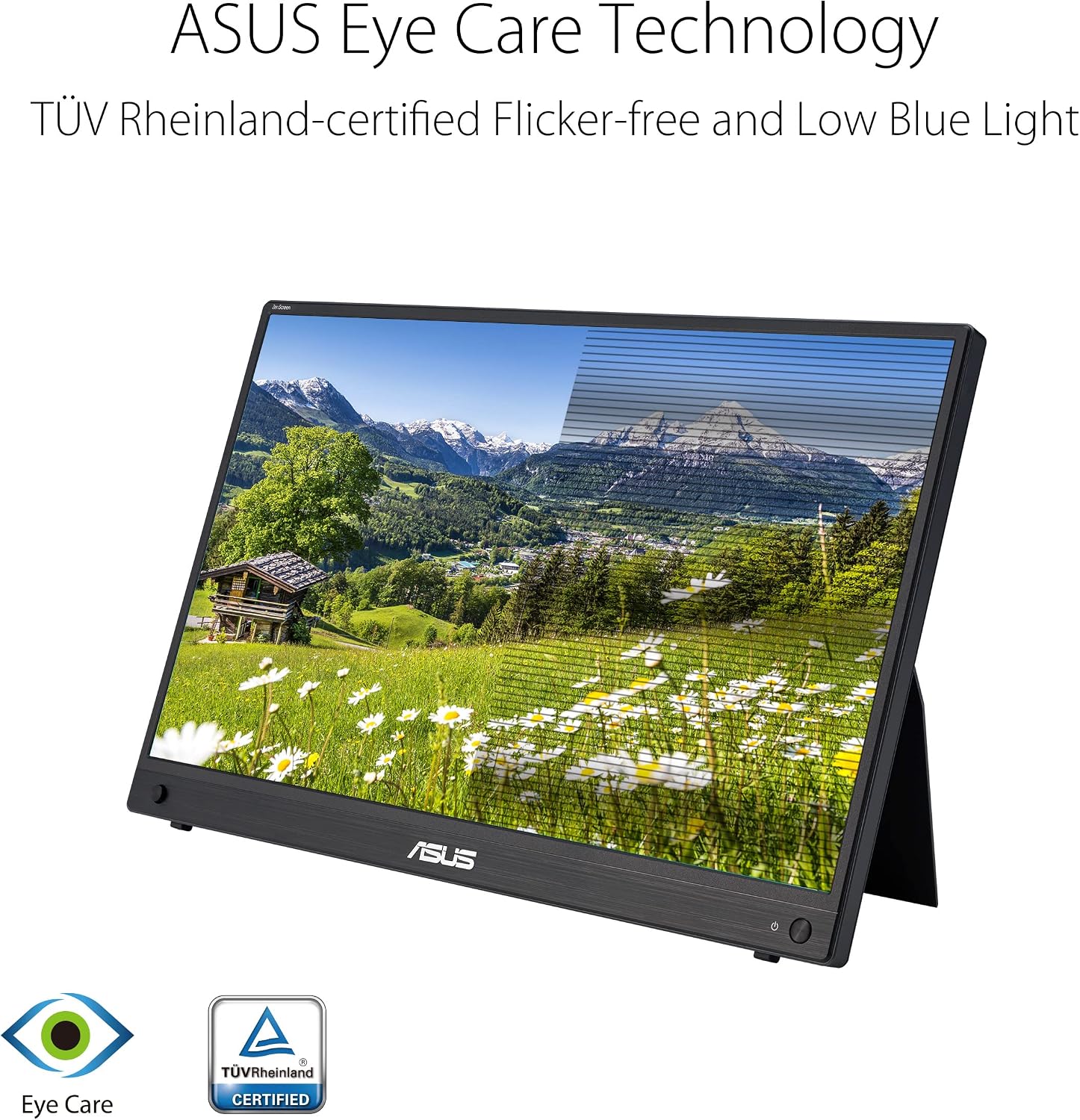 Detalle de ASUS ZenScreen MB16AHG Portable Monitor: 15.6-inch Full HD IPS, 144Hz, USB-C & Mini-HDMI