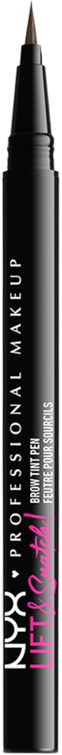 Detalle de NYX Lift And Snatch Brow Pen – Penna Sopracciglia a tenuta leggera, Ash Brown