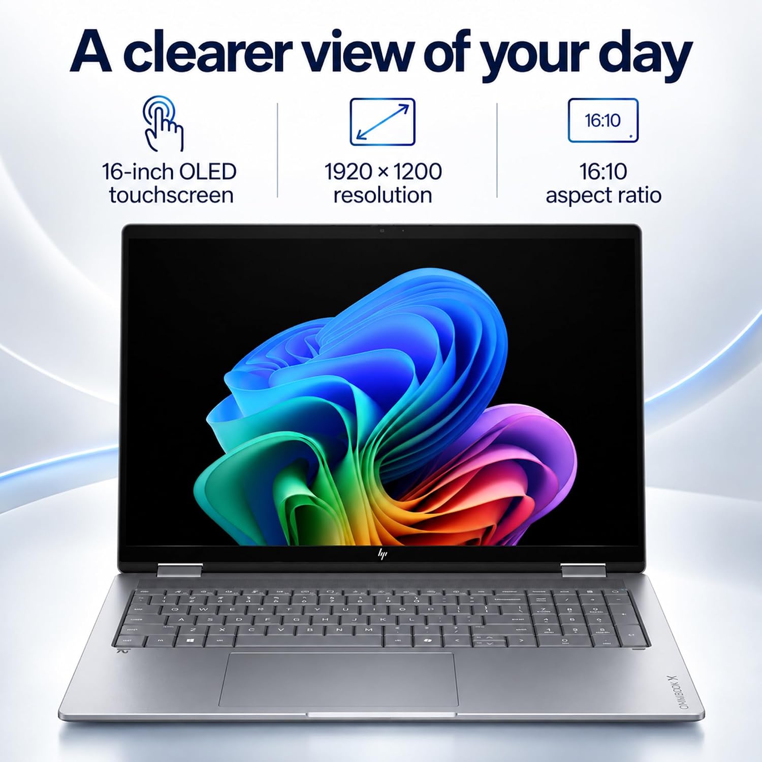 Detalle de HP 2-in-1 laptop, 16-inch