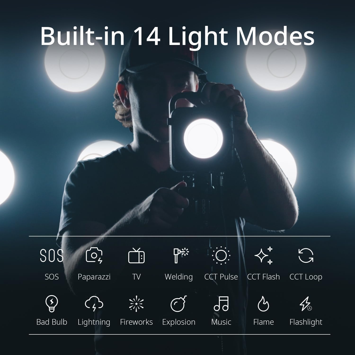Thumbnail 4 de ZHIYUN MOLUS G300 300W Bi-Color LED Light with Bowens Mount and App Control