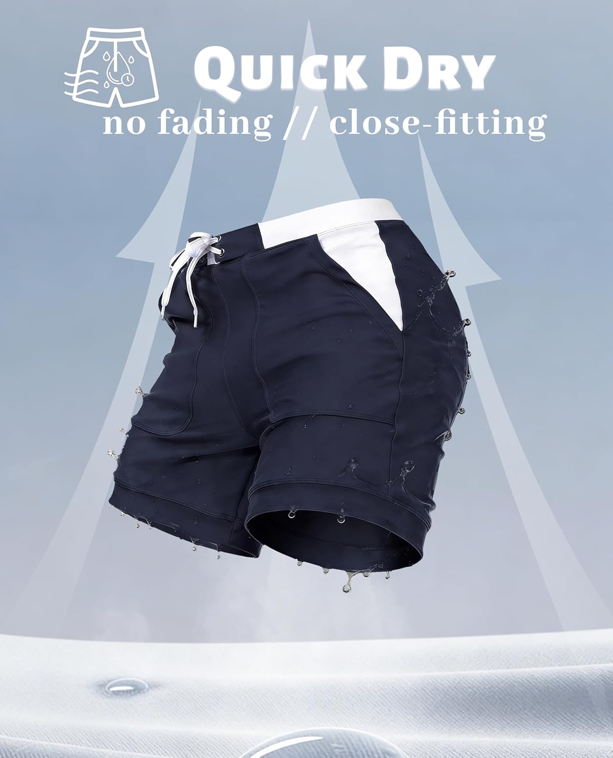 Thumbnail 3 de KEFITEVD Men's Quick Dry Swimming Shorts – YK016