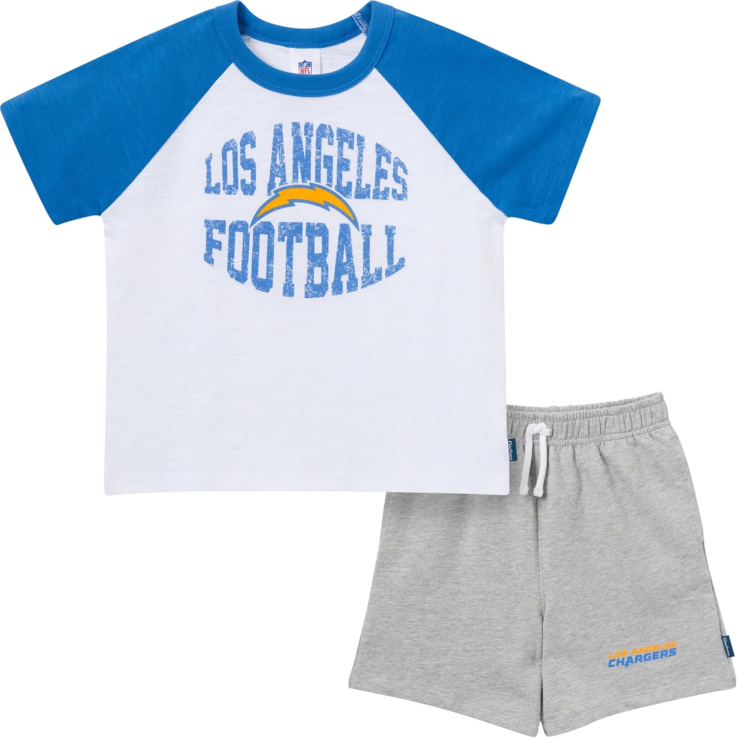 Thumbnail 6 de Gerber NFL Baby T-Shirt and Shorts Set with Steelers Graphics