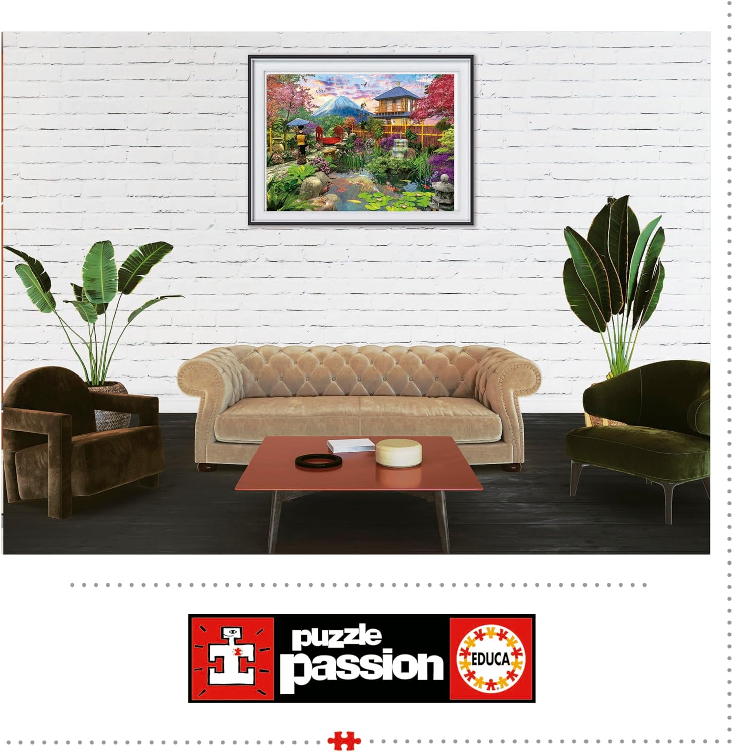 Thumbnail 3 de Puzzle Educa 1500 pièces Jardin Japonais (85 x 60 cm) dès 14 ans