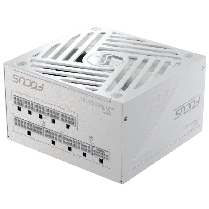 Detalle 2 de Seasonic Focus GX-1000 White ATX 3 PCIe 5.1, 1000W 80Plus Gold, Modular