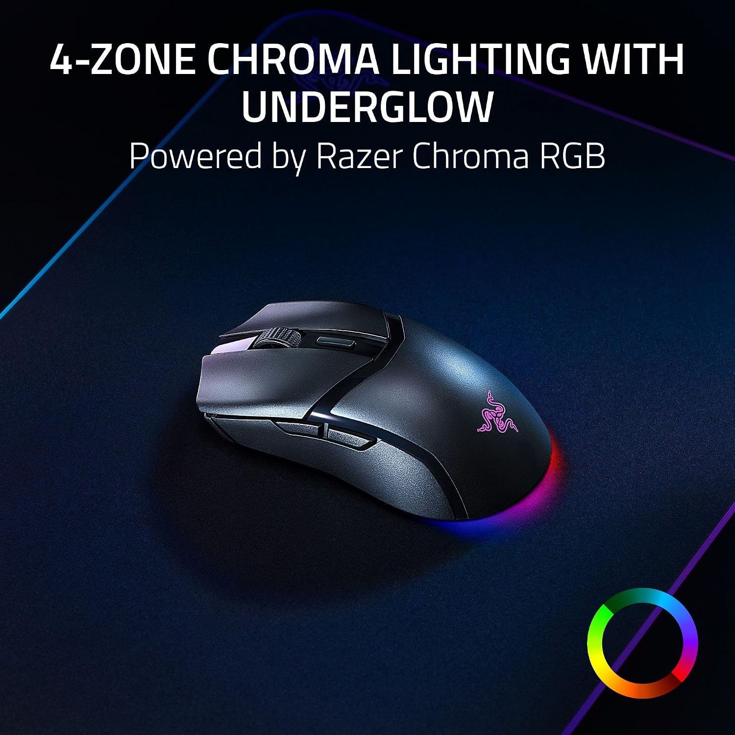 Detalle de Razer Cobra HyperSpeed RZ01-05570100-R3U1 Wireless Gaming Mouse, 62 g, 26K Sensor