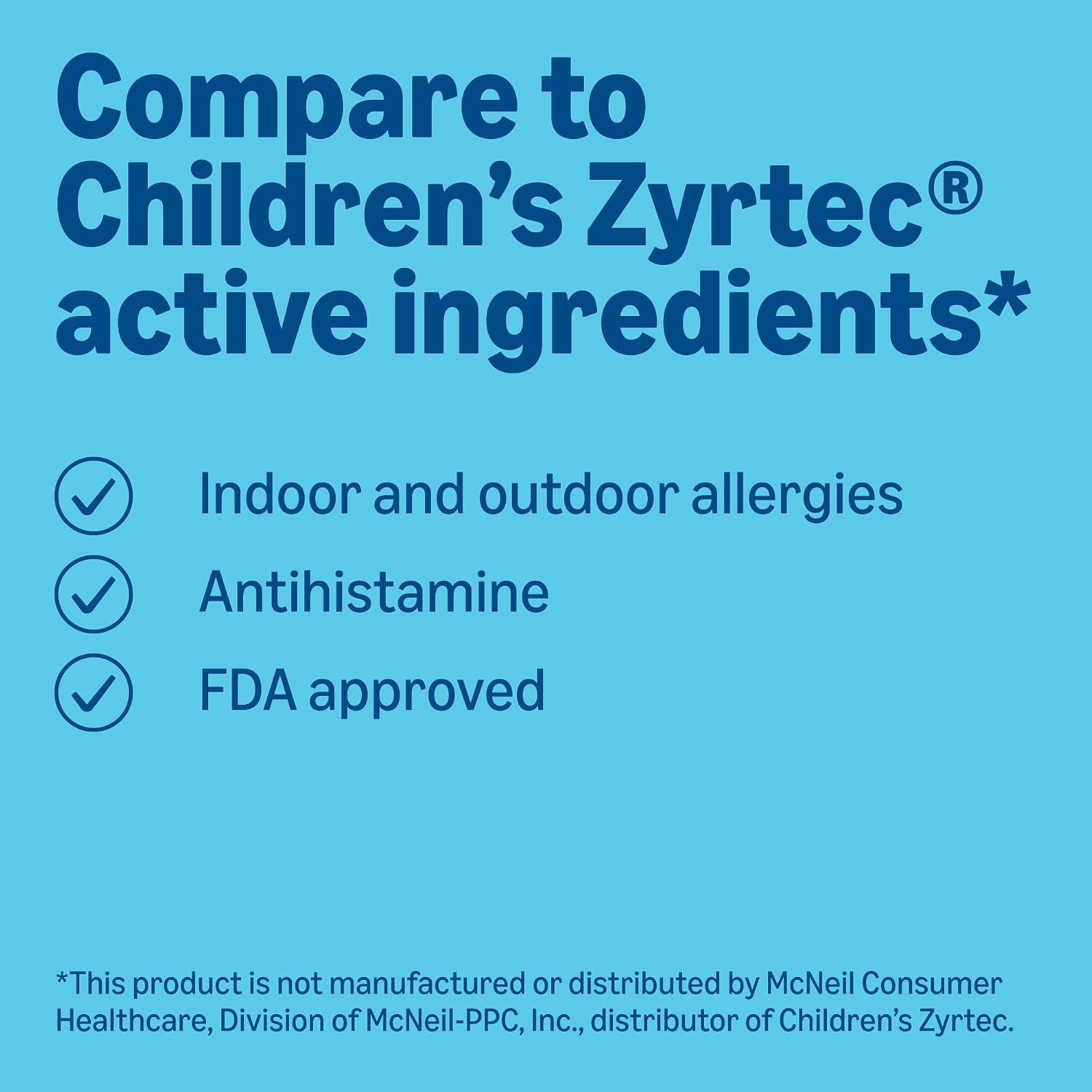 Thumbnail 2 de Amazon Basic Care 24 Hour Allergy Relief for Children (Cetirizine Hydrochloride 1 mg/mL) – Grape Flavor