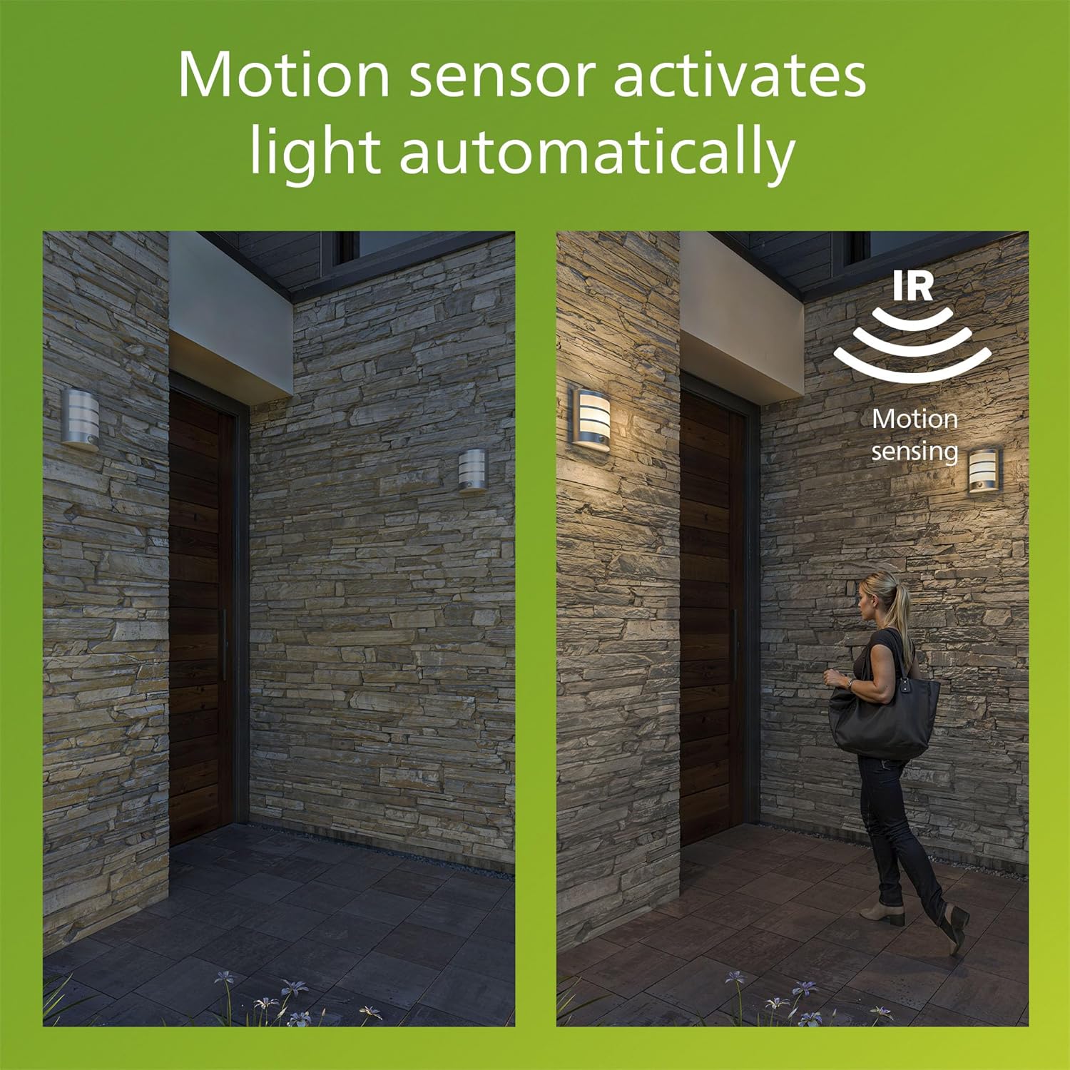 Thumbnail 4 de Philips Python LED Outdoor Wall Light (5.5W, 700 lm) with Infrared Motion Sensor, IP44