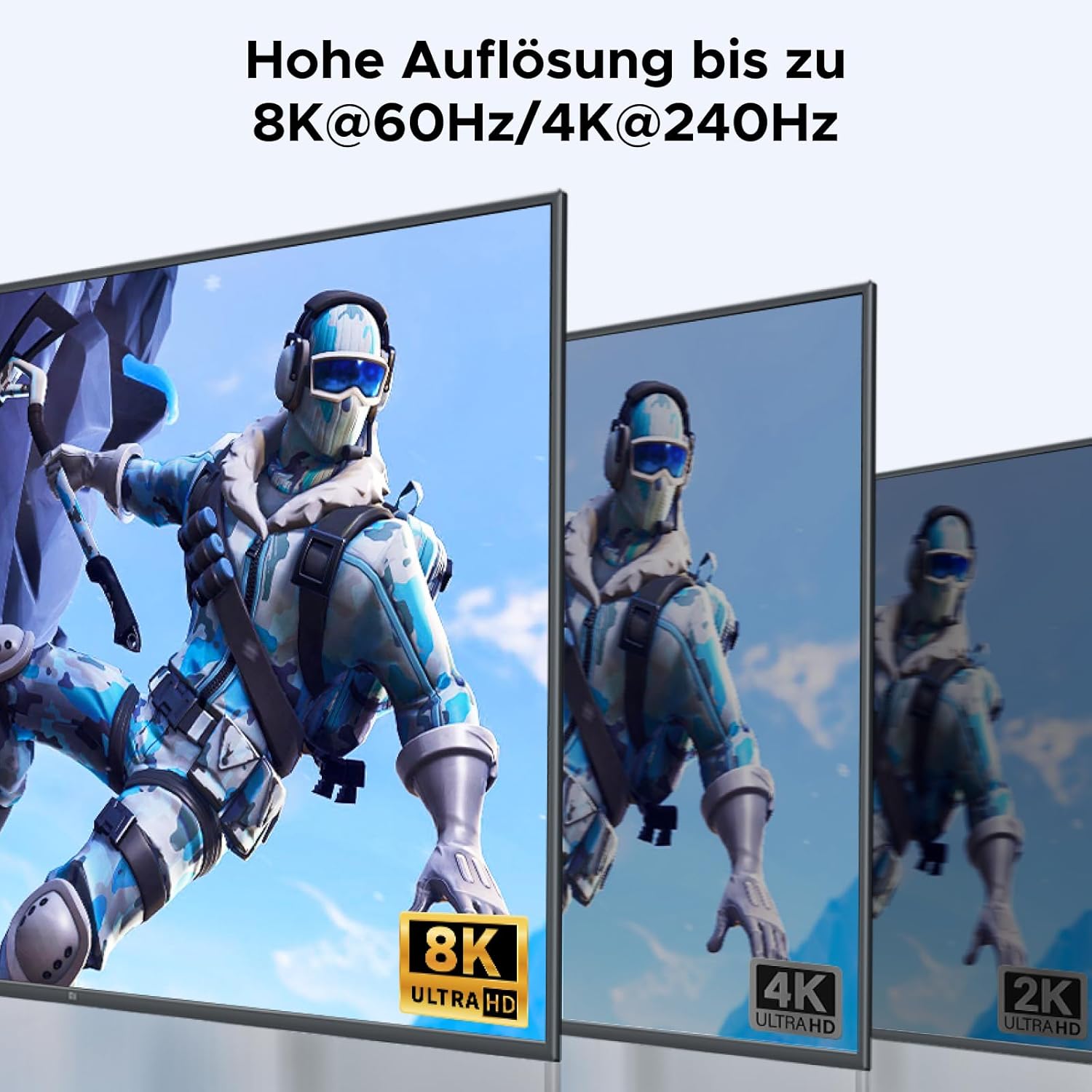 Thumbnail 3 de UGREEN Displayport KVM Switch 2 PC 2 Monitore 8K60Hz KVM Umschalter