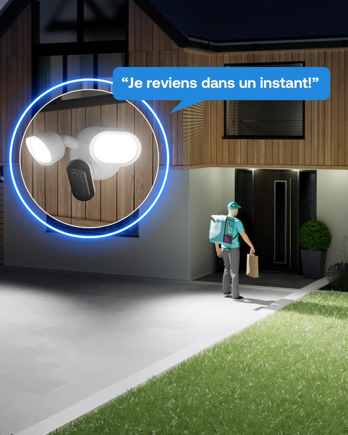 Thumbnail 4 de Arlo Floodlight 2K Caméra extérieure 2000 lm