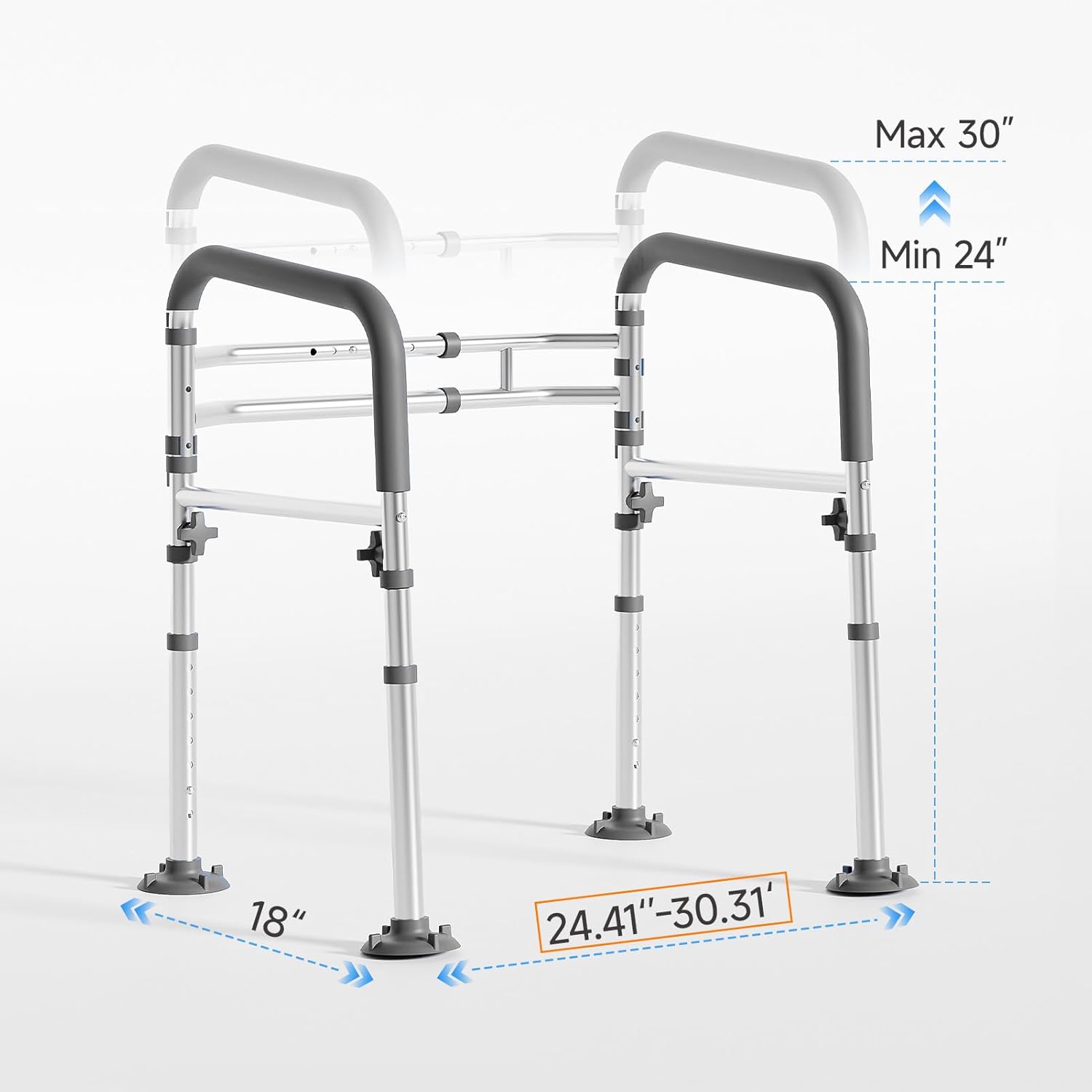 Thumbnail 6 de Loyoda Toilet Safety Rails, height-adjustable ⚙
