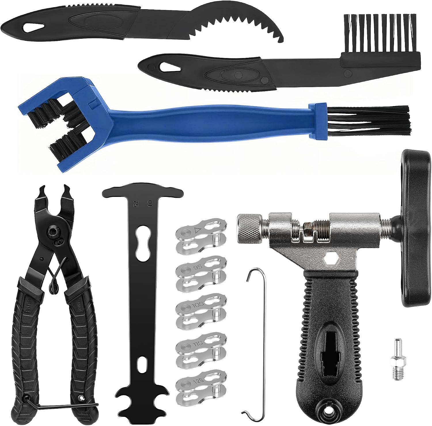 UETSNOR Kettennieter Fahrrad Set 6-12 Fach