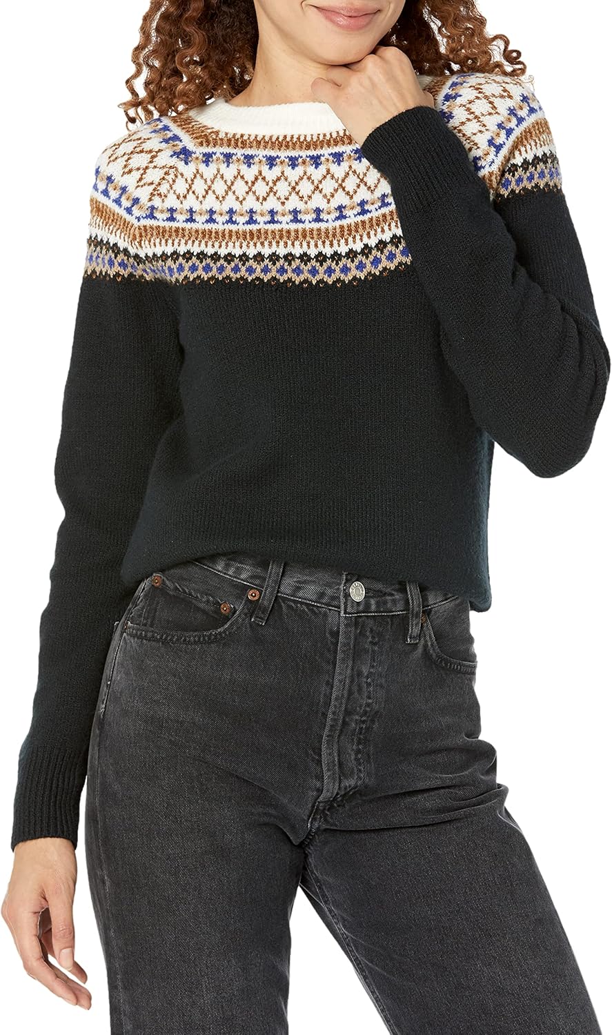 Thumbnail 6 de Amazon Essentials Women's Fair Isle Christmas Crewneck Jumper
