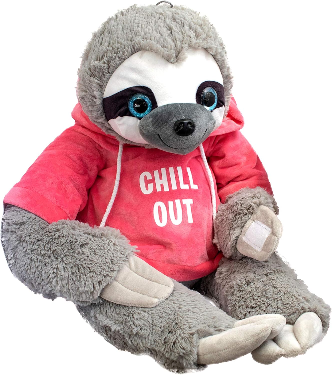 Detalle de Joy Toy Cooly, pluszowy leniwiec 45 cm z koszulką z poliestru