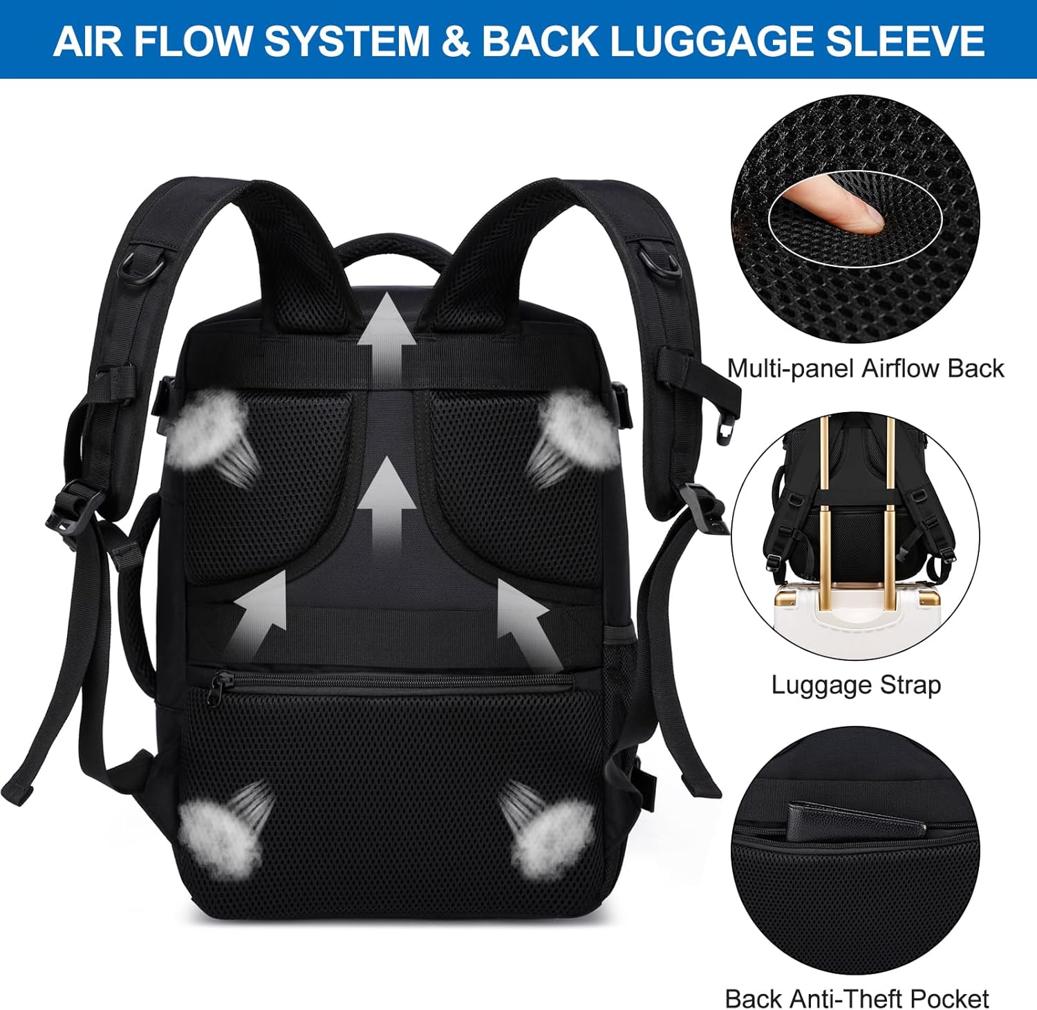 Thumbnail 5 de WENIG Mochila Viaje Cabina 40x30x20