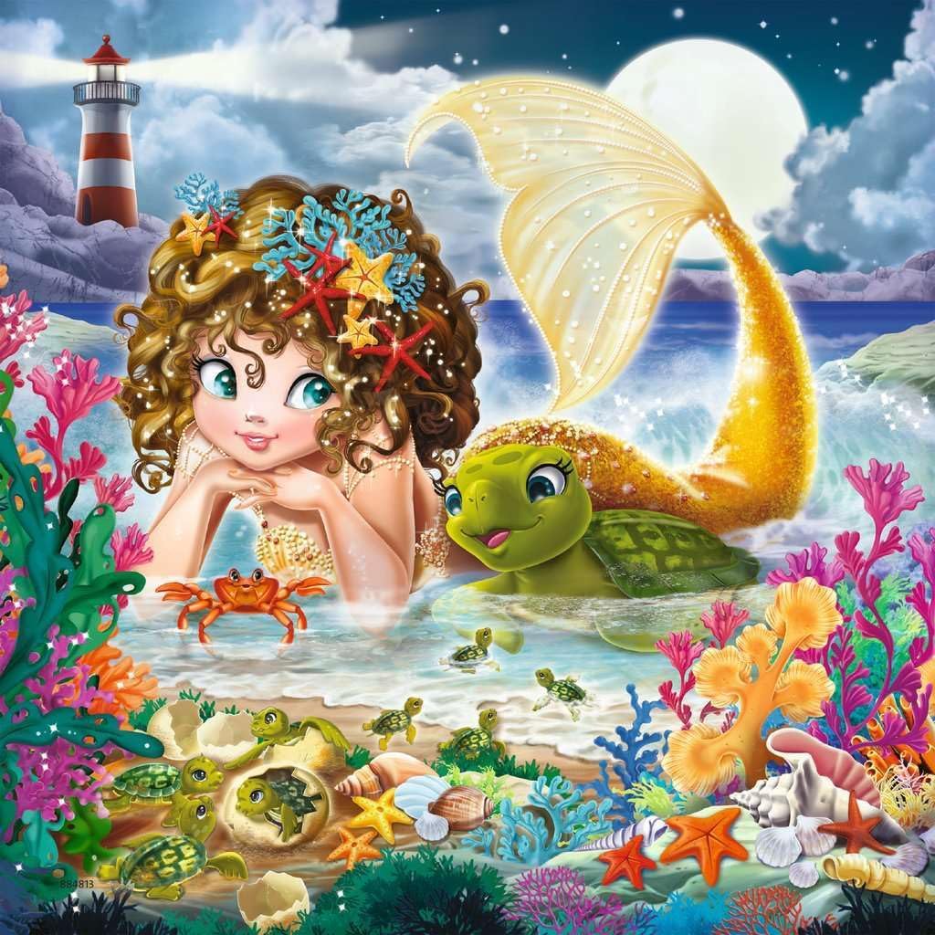 Thumbnail 4 de Ravensburger Incantevoli Sirene Puzzle 3x49 pezzi