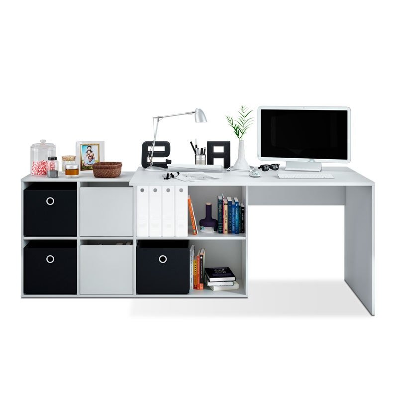 Thumbnail 2 de Habitdesign Adapta XL Mesa de escritorio blanco 140 cm