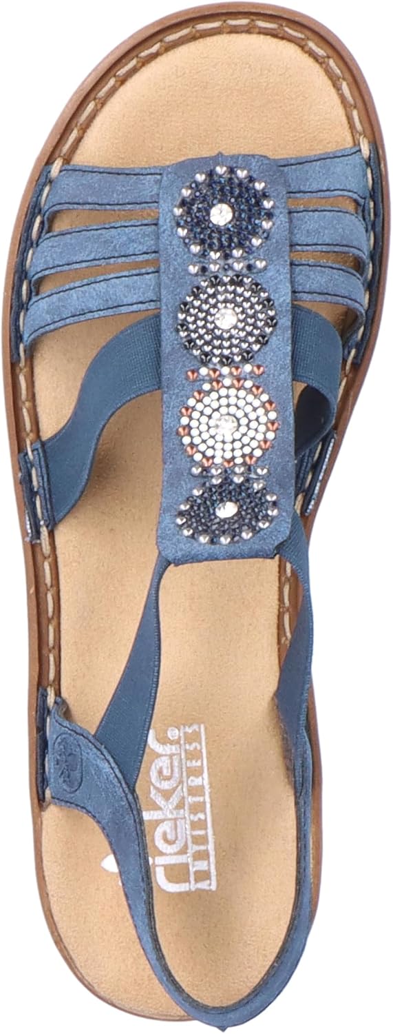Detalle de Rieker 628g9 Sandale Femme: confort et durabilité pour l’été