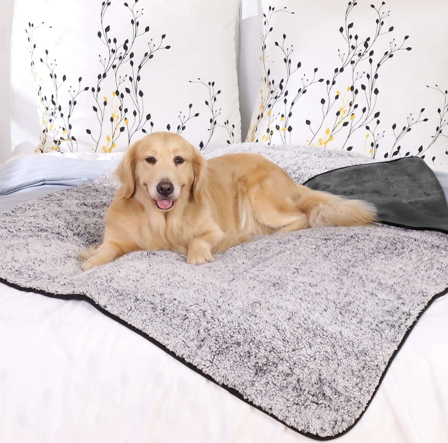 Thumbnail 4 de PETTOM Waterproof Blanket reversible pet throw (grey) 100x75cm