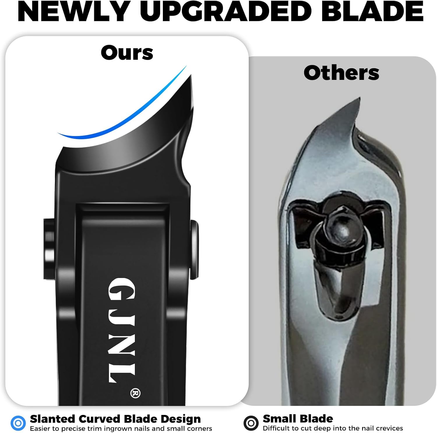 Thumbnail 3 de Toenail Clippers for Seniors Thick Toenails 45° Slanted Wide Jaw