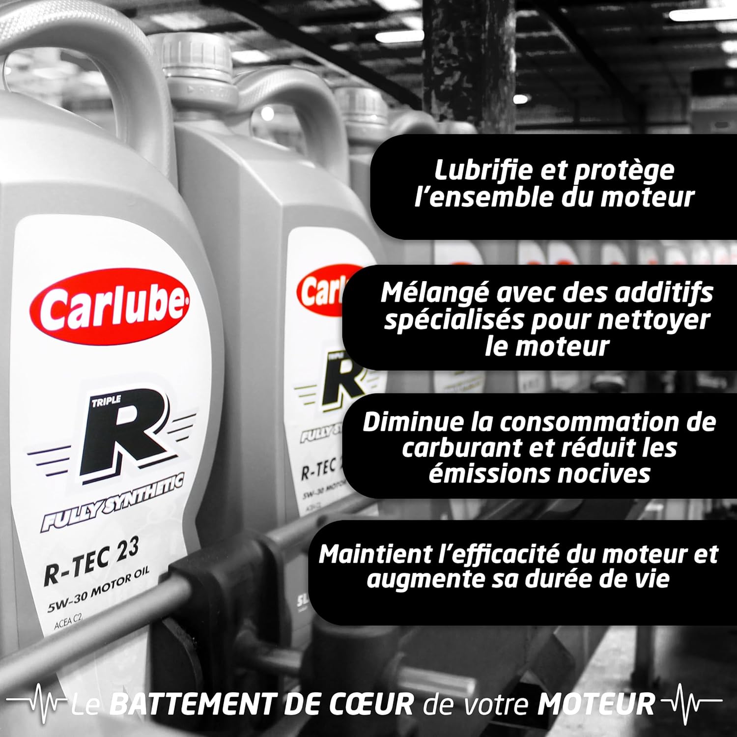 Thumbnail 2 de CarLube Triple R 20W-50 SB/CB huile minérale R-TEC 38 – 5 L