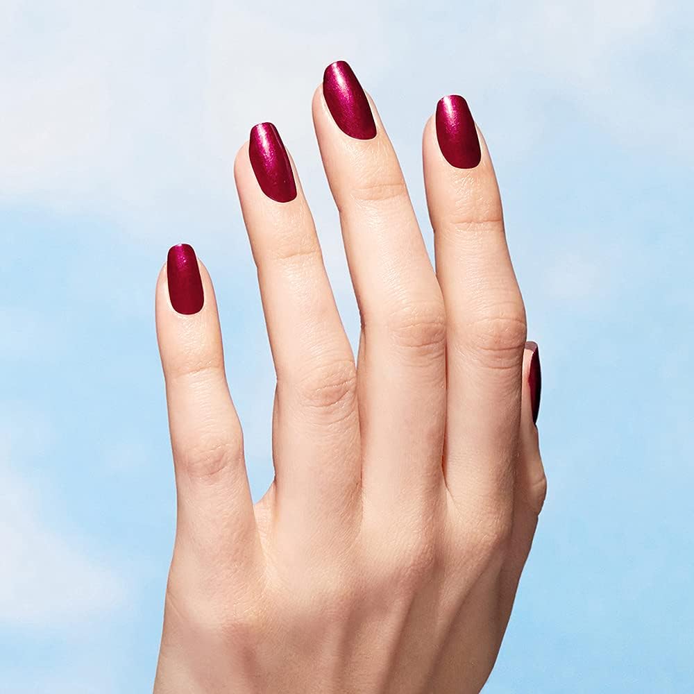 Thumbnail 3 de OPI Nature Strong smalto rosso vinaccia vegano Nature Strong, finish brillante (7 giorni) da 15 ml