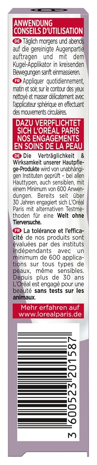 Thumbnail 2 de L’Oréal Paris Revitalift Filler Augenpflege – Hyaluronsäure‑Konzentration trifft Augenpartie