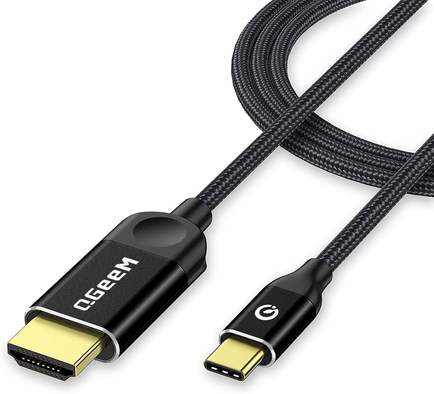 Thumbnail 6 de QGeeM USB-C to HDMI Cable Adapter (6FT) for 4K@30Hz, plug-and-play video/audio to TVs & monitors