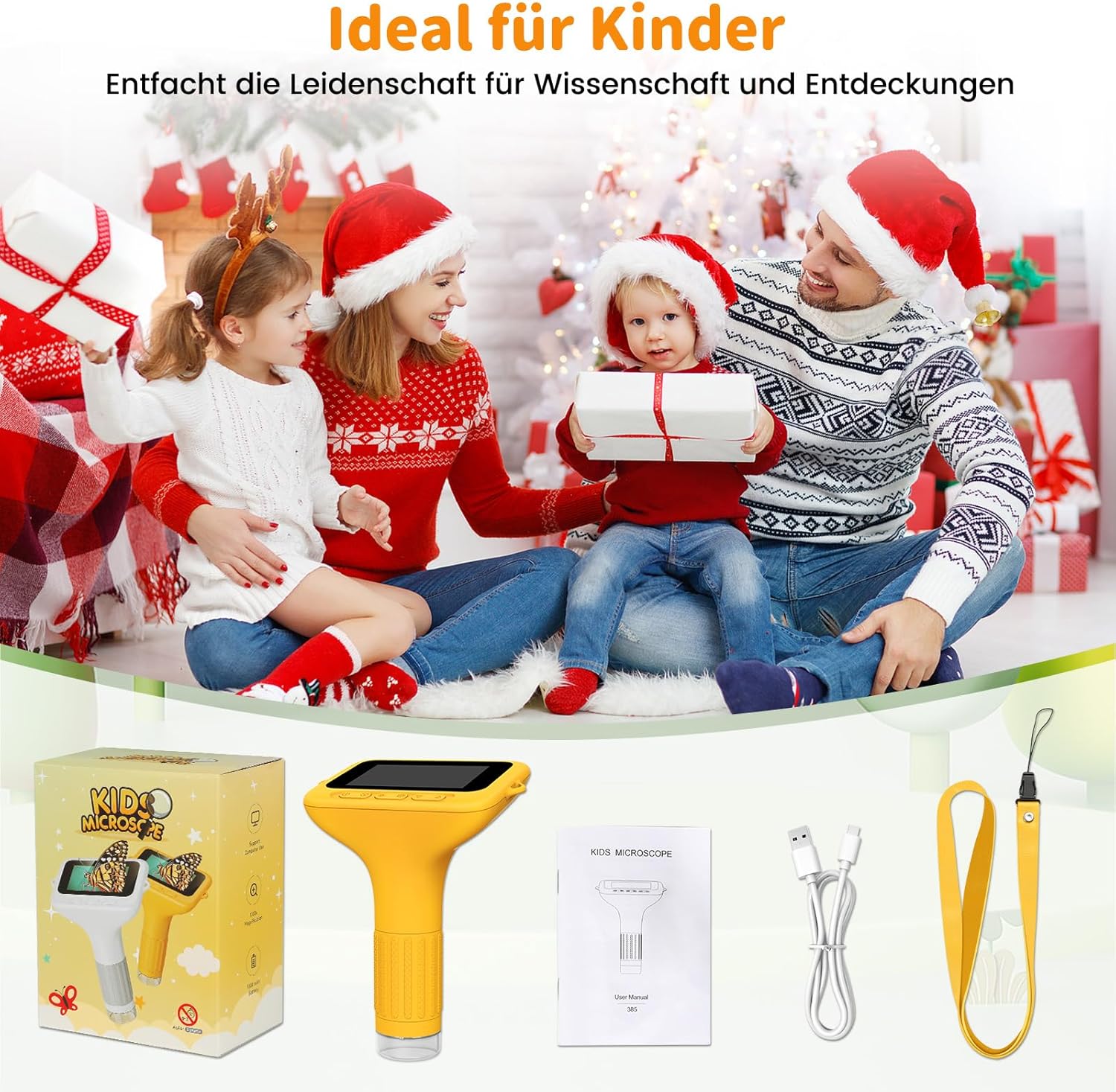 Thumbnail 6 de Kinder Mikroskop HD 3 Zoll Display