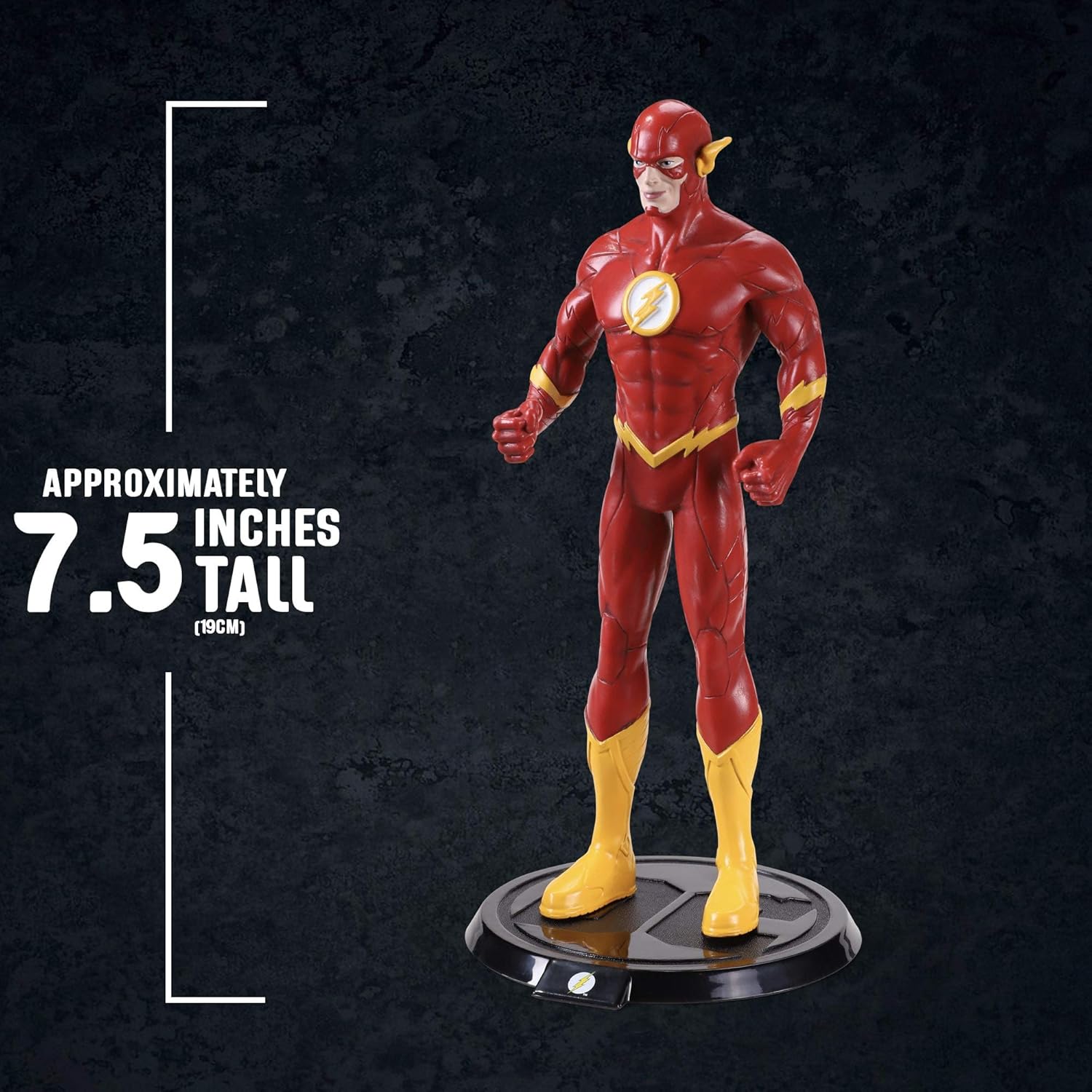 Thumbnail 3 de The Noble Collection BendyFigs DC The Flash bendable figure (7.5in / 19cm) with stand
